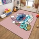 thumbnail image 5 of Alfombra de Disney con estampado de Anime para sala de estar y dormitorio, alfombra antideslizante con dibujos creativos de Lilo y Stitch para gatear para niños, 5 of 5