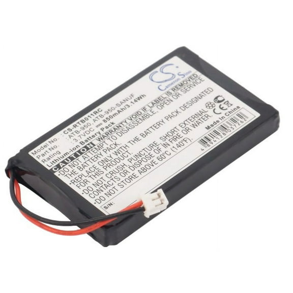 Battery for RTI 40-210154-17 ATB-950 ATB-950-SANUF T1 T1B T2 T2  TheaterTouch