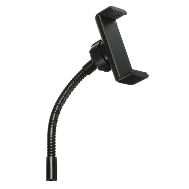 Soporte para teléfono de cuello de ganso Uxcell de 6.7" con rosca hembra de 1/4", negro