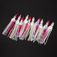 thumbnail image 4 of 10cm Luminous Octopus Squid Skirts Lure Saltwater Fish Soft Lures Jig Tackle, 4 of 10