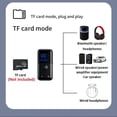 thumbnail image 5 of Receptor y Transmisor de Audio Bluetooth 5.4 con Tarjeta TF Auxiliar de 3,5 mm, Adaptador Bluetooth con Pantalla LED y Micrófono para TV de Coche., 5 of 5