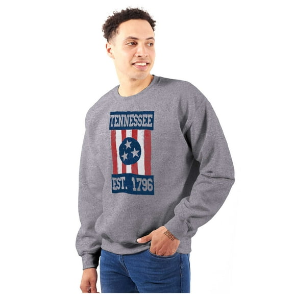 Tennessee Country Southern TN Flag Sweatshirt for Men or Women Brisco Brands S