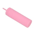 thumbnail image 2 of Vaso con pajita, material plástico opaco, tapa equipada, forma cilíndrica, seguro, ligero, reutilizable, para gimnasio, color rosa, 2 of 15