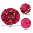 thumbnail image 5 of Lroveb Turbans for Women Head Wrap Hijab Womens Satin Printed Wide-Brimmed Hair Band Sleep Cap Chemotherapy Hat Beanie Hat, 5 of 5
