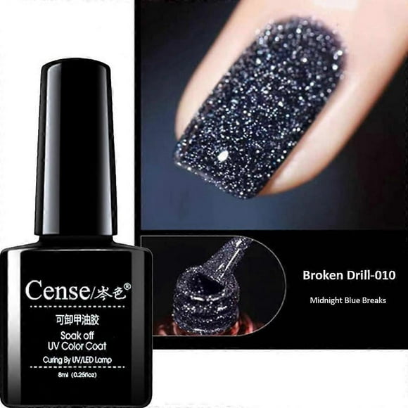 Nail Art Semi Permanent Uv Led Varnish Glitter Shiny Nail Supplies For Professionals