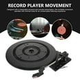 thumbnail image 3 of WRITWAA Small Gramophone Movement Record Player Retro Vinyl Player Black Plastic Clear Sound For Music Listeners 1Pack, 3 of 6