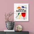 thumbnail image 5 of Designs ByLITA Savor The Flavor of Life, 8 x 10 Wooden Wall Print Inspirational (Framed) | Retro Kitchen Decoration, 5 of 5
