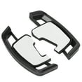 thumbnail image 3 of Par de extensiones de palanca de cambios, cubierta de cambio de volante apta para MK7 MK7.5 R 2013-2020, color negro, 3 of 5