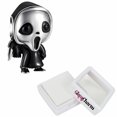 thumbnail image 2 of Pulsera charm terror exclusivo MoviesGhostface02 5Pzas Plata S925 Chapa Separador Fijo Ghostface Plata/Negro Caja Blanca, 2 of 3
