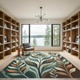 thumbnail image 2 of ODIKA 3'x5' Machine Washable Non-Slip Area Rug, Abstract Sage Green High Traffic Rug, Green, 969368, 2 of 7