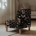 thumbnail image 5 of HELLHERO Cooling Armless Chair Slipcover Dustproof Stain Protection Armless Accent Chair Soft Cover for Home, Mushroom Pattern, 5 of 8