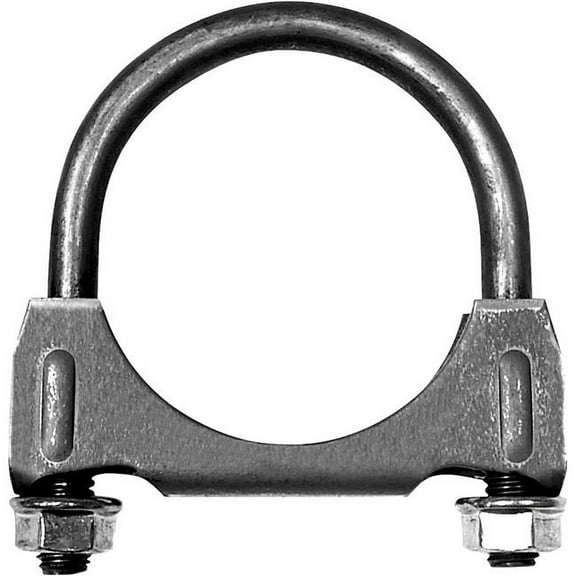 AP Exhaust Products 339888 Clamp - Slotted Hd 2 1/2In, 3/8In U-Bolt W/Flange Nut