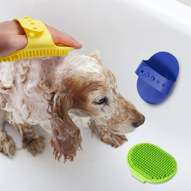 Dog bath scrub brush discount