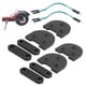 thumbnail image 4 of Junta De Elevación De Guardabarros, No Es Fácil Caerse Junta De Elevación De Guardabarros, Accesorios De Scooter, Almohadilla De Elevación De Soporte De Pie, Para Scooter OTVIAP Negro, 4 of 8