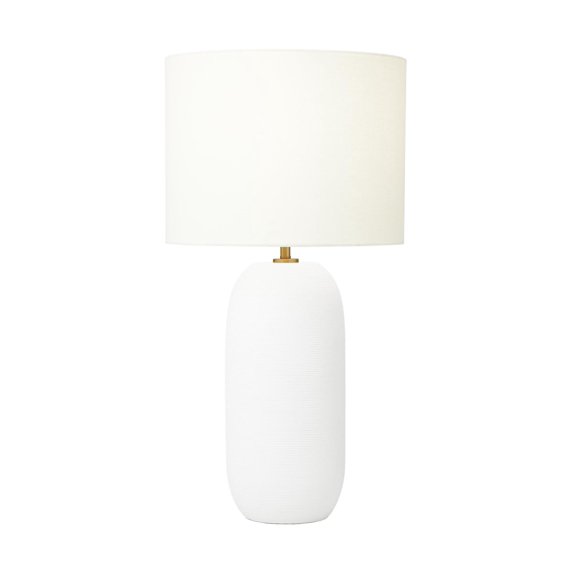 Generation Lighting Ht10611 Fanny 28" Tall Led Buffet Table Lamp - Matte White Ceramic