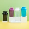 thumbnail image 4 of Classic Shaker Bottle Perfect for Protein Shakes and Pre Workout, Stainless Whisk Ball,Clear(4PCS), 4 of 5