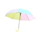 thumbnail image 1 of Paraguas De Palo Paraguas De Lluvia A Prueba De Viento Para Actividades Al Aire Libre Caminar Viajes Arco Iris Color Aleatorio, 1 of 8