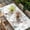 White, variant on Easter Bunny Table Cloths for 5 Foot Rectangle Tables, Eucalyptus Leaves Cute Rabbit White Flowers Patio Waterproof Elastic Fitted Tablecloths, Washable Rectangular Table Cover for Camping