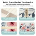 thumbnail image 3 of Valentine's Day Decorative Square Travel Portable Jewelry Display Box - Earring Organizer, Necklace and Bracelet Storage Case for Girls and Women, 3 of 6