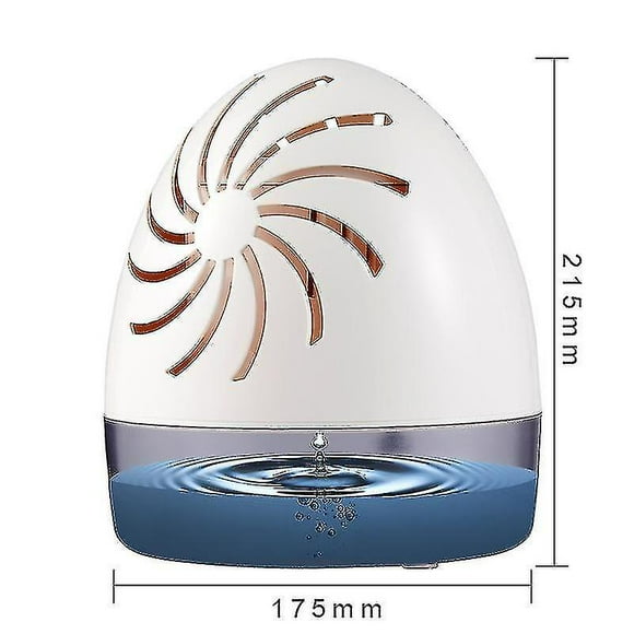 -1pcs 360 Moisture Absorber For Rooms Of 20 M, Anti Odor & Anti Mold Air Dehumidifier White