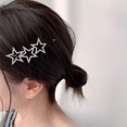 thumbnail image 4 of DESIGNICE 2Pcs Stars Hair Clips,Cute Clip Metal Hair Clips,Stylish Touch Cute Hair Clips,Combination Style1, 4 of 5