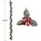 thumbnail image 3 of 6FT Red Berry Christmas Garland, Flexible Artificial Berry Garland for Home, 3 of 5