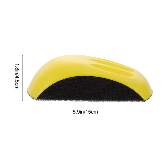 Minkissy Disque de Polissage Sable Jaune avec Poignée Facile à Tenir Lot de 1 Rentrée Scolaire