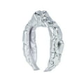 thumbnail image 4 of Goody Luxe Puffer Ouchless Headband, Comfortable, No-Snag, 1 Count, Silver Metallic, 4 of 7