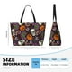 thumbnail image 4 of Fotbe Halloween With Skull Bolsa de Viaje para Playa - Resistente al Agua, Bolsa Tote de Gran Capacidad y Ligera con 7 Bolsillos para Mujeres y Hombres, 4 of 7