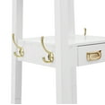 thumbnail image 6 of Linon Peggy Pyramid Hall Tree White with Rose Gold Hardware, 6 of 7