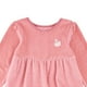 thumbnail image 2 of Vestido en Velour Hipoalergénico con Bordado de Cisne Baby Creysi  Rosa Melon 2 Años, 2 of 3