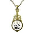 thumbnail image 1 of El amor está en el aire la cita estilo Collar Guitarra Antigua Joyería Música Colgantes Unbranded M, 1 of 3