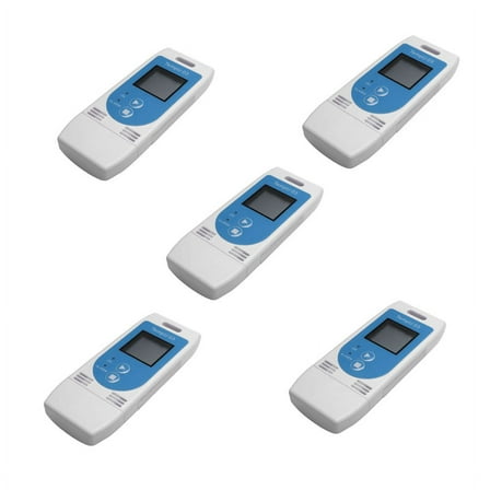 5X USB Temperature Humidity Data Logger Reusable RH TEMP Data Logger Recorder Humiture Recording Meter