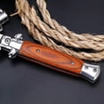 thumbnail image 3 of Outdoor Multi-Purpose Stainless Steel Folding Knife with Rosewood Handle, High-Hardness Blade for Everyday Carry and Camping Use, General Purpose Utility Tool for Daily Tasks, 3 of 3