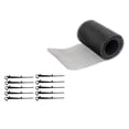FOLOYORI 1Set Plastic Gutter Guard Mesh Netting Black Durable Heat ...