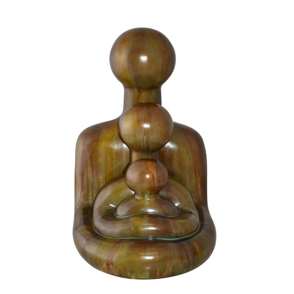 Nifao Contemporary Familial Embrace Resin Statue – Modern Home Decor Sculpture, 13"L x 14"W x 19"H