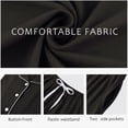 thumbnail image 4 of Cueply Womens Pajama Sets Long Sleeve Knit Button Down Pj Lounge Sets Sleepwear with Drawstring Pockets, 4 of 8