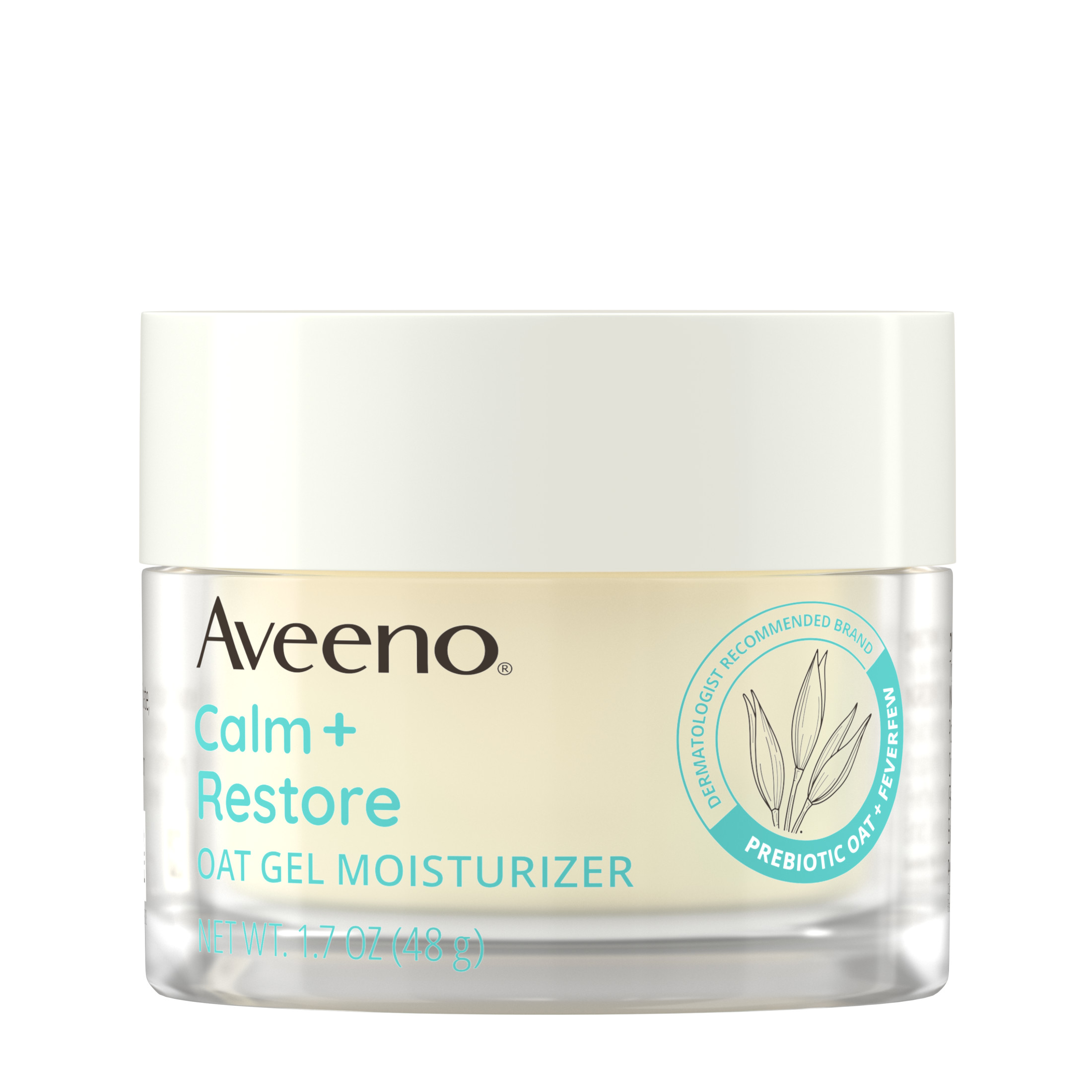 Aveeno Calm + Restore Oat Gel Facial Moisturizer, 1.7 Fl oz