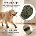 thumbnail image 2 of Calcetines para perros PICK FOR LIFE, antideslizantes, con pinzas, talla S, color verde, 2 of 7