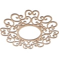 thumbnail image 2 of 24"OD x 9 1/8"ID x 3/8"T Reims Wood Fretwork Pierced Ceiling Medallion, Alder, 2 of 3