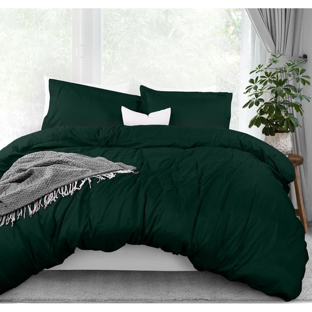 Funda Nórdica Queen Size - 1 Funda Nórdica con 2 Fundas de Almohada - 3 Piezas Ropa de Cama