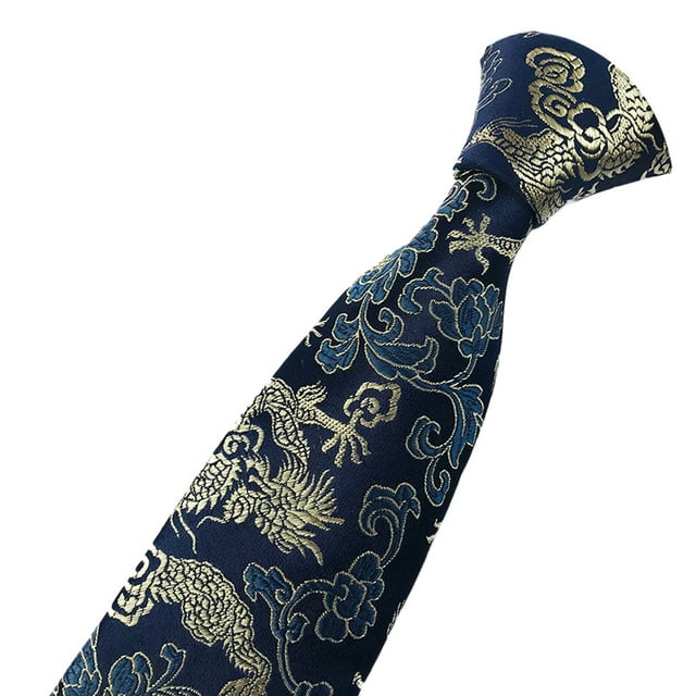 Cravate pour Homme Vintage Dragon Jacquard Cravate Formelle Cravate Classique pour Mariage