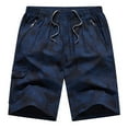 thumbnail image 3 of Gibobby Mens Cargo Shorts Cotton Work Shorts Multi Pocket Casual Workout Shorts for Men NO Belt[Navy,5XL], 3 of 6