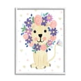 thumbnail image 3 of Stupell Industries Quirky Pink Purple Floral Lion Mane Heart Pattern Paintings White Framed Art Print Wall Art, 11x14, by Heather Strianese, 3 of 5