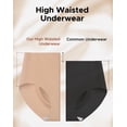 thumbnail image 5 of INNERSY Seamless High Waisted Underwear for Women No Show Stretch Panties Briefs 3 Pack(XL,Caramel Tone), 5 of 10
