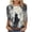 K-Dark Gray, variant on successthop Adult Women's Halloween Shirts Witch 3/4 Sleeve Crewneck Tops Festival Tee Fall Plus Size Awareness Clothes