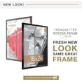 thumbnail image 3 of MCS Trendsetter 18x24 Poster Frame Black High-Gloss, Vertical & Horizontal Wall Hanging Large Picture Frame for Photos, Posters & Art Prints (1-Pack), 3 of 8