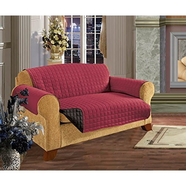 Reversible Couch Slipcover Furniture Protector Oversize Sofa Size