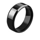 thumbnail image 3 of 2024 Fashion Charm Jewelry Ring for Men Women Stainless Steel Black Rings Wedding Engagement Band Quality Matte Male Jewelry, 3 of 5