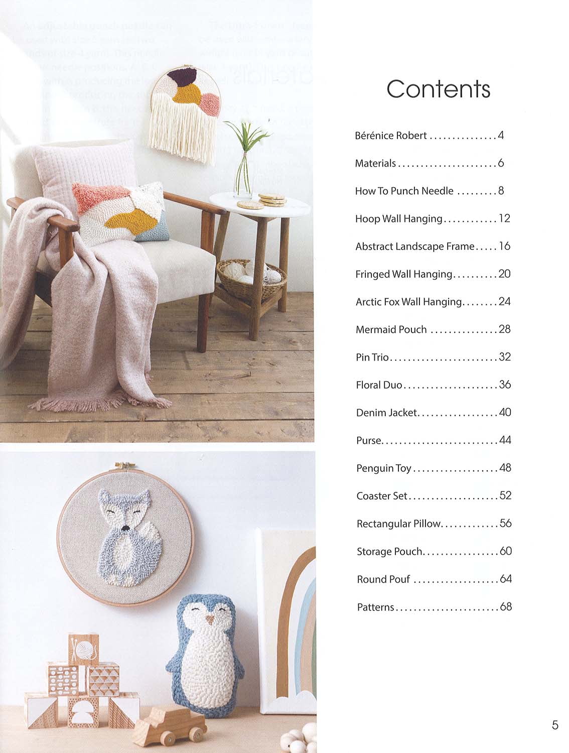 Leisure Arts Modern Punch Needle Crafting Book